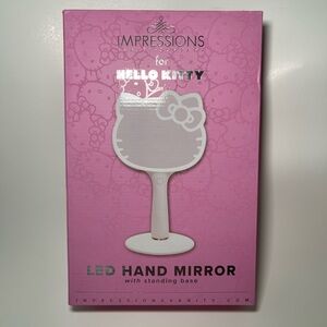 Impressions Hello Kitty LED Hand Mirror - White
